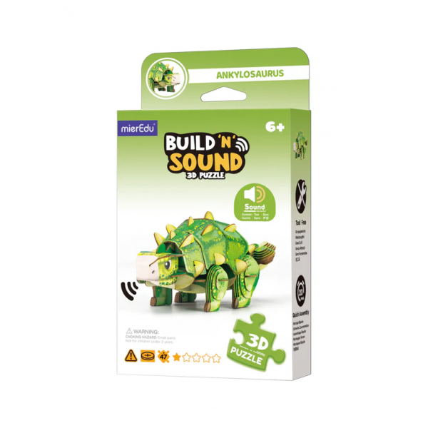 Rompecabezas 3D - Anquilosaurio Con Sonido