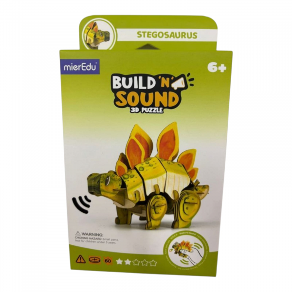 Rompecabezas 3D - Estegosaurio Con Sonido