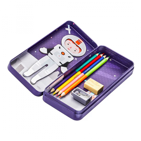 Caja De Rompecabezas Magnética - Aventureros Espaciales