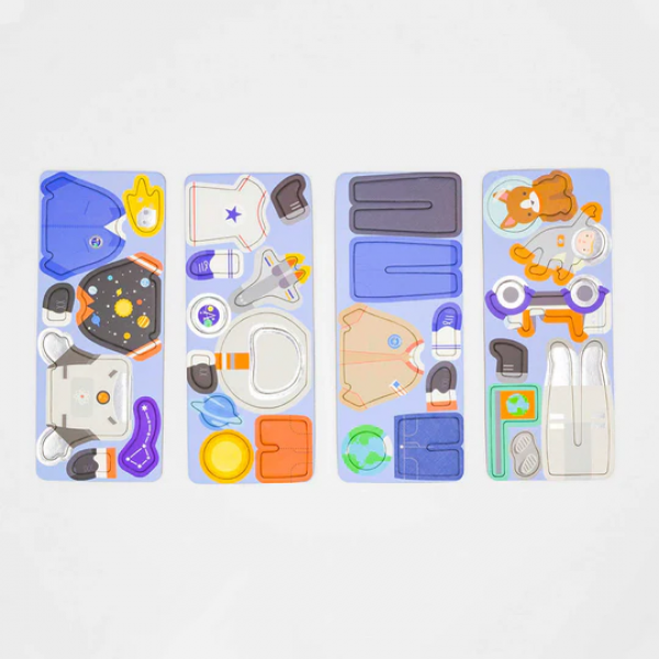 Caja De Rompecabezas Magnética - Aventureros Espaciales