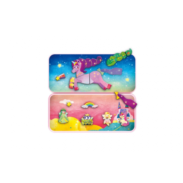 Caja Magnética De Viaje - Unicornios