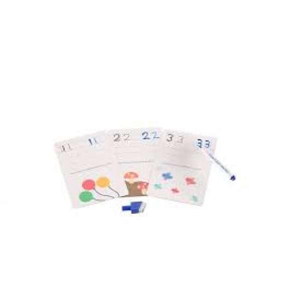 Flashcards Tarjetas Números Borrables