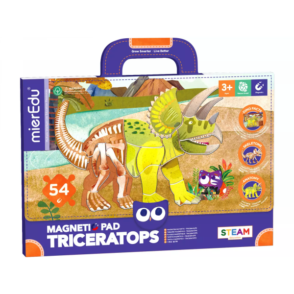 Alnohadilla Magnética - Triceratops