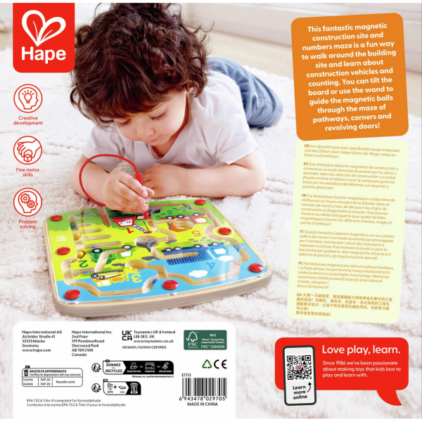 Laberinto de Construcción y Números