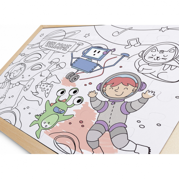 Rompecabezas Amigos del Espacio