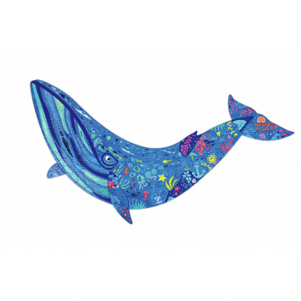 Rompecabezas de Suelo Brillante de Ballena - 200 pzs