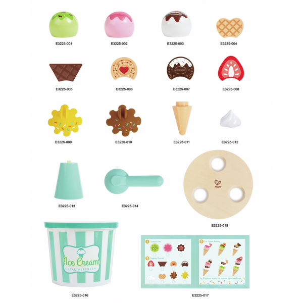 Set Para Preparar Y Servir Helado