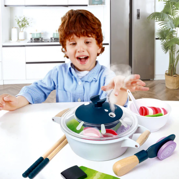 Juego de Cocina - Olla Vapor