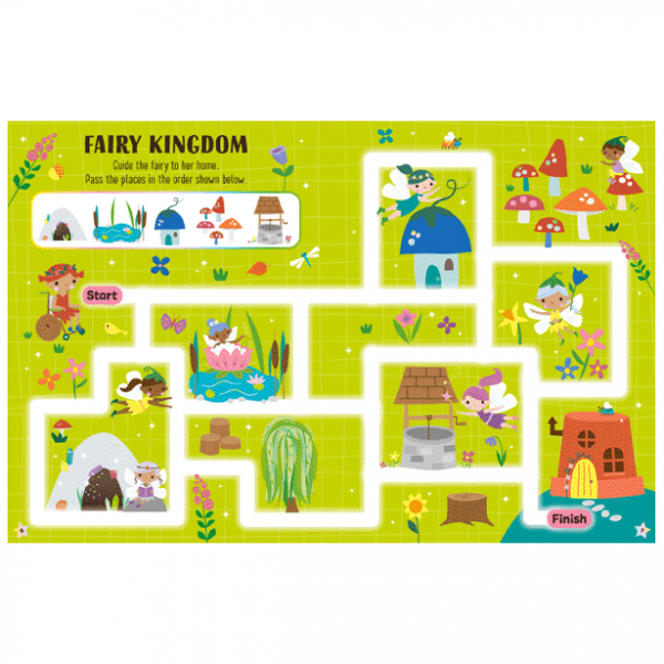 Libro de Actividades del País de las Hadas - Brilla en la Oscuridad