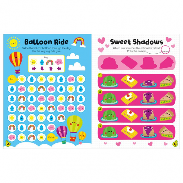 Libro De Actividades Con Stickers Brillantes